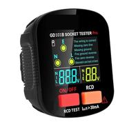 Tester Di Presa Controllore Rilevatore Tensione Controllo Fase Polarità Terra Zero Trova Interruttore Automatico Identificazione Precisa Efficace