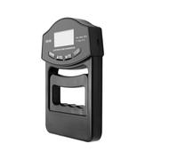 Tester di presa, dinamometro digitale da mano 396 libbre/180 kg, misuratore, schermo LCD USB(Black Grip Meter)