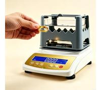 Tester di purezza dell'oro, densimetro elettronico per oro e argento, analizzatore digitale con precisione 0,001 g, dispositivo di test accurato per gioielli e investimenti