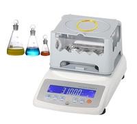 Tester di purezza dell'oro,kit automatico for il test dell'oro,intervallo di densità 0,001~99,999g/cm3,schermo LCD a luce blu,schiuma di prova,PVC,leghe di alluminio,minerali minerali(300A)