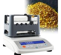 Tester di purezza dell'oro professionale con precisione di laboratorio di 0,001 g/cm³ for monete di gioielli in oro argento display LCD analisi precisa della purezza(1200/0.01g)
