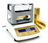 Tester Di Purezza Di'oro, Analizzatore Di Metalli Preziosi Per Oro, Kit Per Test Di Gioielli Con Display LCD, Test Non Distruttivi, Peso Massimo 1200 G, Risoluzione 0,001 G/cm³(QX-120K)