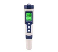 Tester di qualità 'acqua - Penna di prova 'acqua | Temperatura e misuratore EC | Tester di durezza 'acqua efficiente digitale | PH multifunzionale/salinità/temp/TDS/metro EC Strumento di m