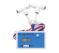 Tester di qualità 'acqua TDS DM1/DM2 Doppio misuratore TDS LCD HD Doppia sonda Acqua potabile Piscina Acquario Misuratore di pH Per giardinaggio e agricoltura(EC Meter)