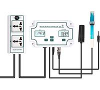 Tester di qualità dell'acqua PH/EC/TEMP Rilevatore Di Qualità De-l'acqua 3-in-1 Wireless WiFi Online PH EC Controller Monitor PH Professionale Con Spina Relè Elettrodo Sostituibile Sonda Tipo BNC Q Te