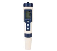 Tester di qualità dell'acqua, tester digitale 5 in 1 per acqua, tester per temperatura di salinità PH TDS EC per test di purezza dell'acqua potabile, piscine, tester di qualità dell'acqua, 5 in 1