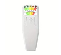 Tester di radiazioni, 5-LED EMF Meter Magnetic Field Detector Ghost Hunting Paranormal Equipment Tester Portable Counter Professional,case, uffici, zone giorno(WHITE)