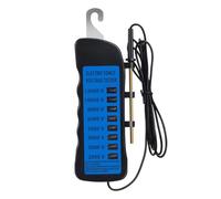 Tester di recinzione elettrica e ricerca di guasti, tester di recinzione elettrica, 12 kV massimo con 8 luci indicatore al neon, strumento di test portatile per ricerca di guasti per aziende agricole