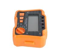 Tester di Resistenza di Isolamento, Display Chiaro, Contatore di Resistenza Terra, Isolamento Automatico, Tutto in per Applicazioni Industriali (ARANCIO)