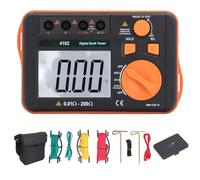 Tester di resistenza di isolamento Tester LCD Display Operamento della manopola Messa di tensione di resistenza di messa a terra 0,01 200Ω VC4102 per binari della metropolitana