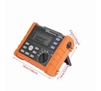 Tester di resistenza di terra Telituny Display LCD retroilluminato Misuratore di resistenza di terra con spegnimento automatico per edifici a torre in ferro 600V