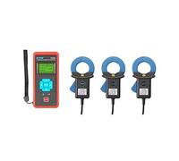 Tester di resistenza, ETCR8300-040A 0 MA-500A Registratore di corrente di dispersione a tre canali bloccati for il monitoraggio dei guasti di perdite intermittenti