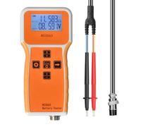Tester di Resistenza Interna Batteria, Misuratore Tensione e Resistenza Interna 1uΩ~200Ω/0~±100VDC, Verificatore Batteria per Acido al Piombo, Ioni Litio, Fosfato Ferro Litio, Pacchetto Batterie DIY