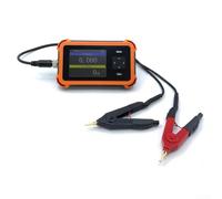 Tester di resistenza interna di tensione 0-100Ω Voltmetro DC con schermo LCD per analisi dello stato della batteria Modalità ordinamento 135mm arancione