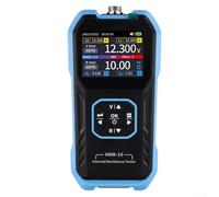 Tester di resistenza interna HRM-10 con display HD, tensione CC 0-100 V e intervallo 0-200Ω, connessione Kelvin per il controllo dello stato della batteria e l'esportazione dei dati