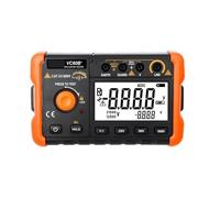 Tester di resistenza, Misuratori Di Resistenza, 60B+ Tester Isolamento Digitale 1000 V CC CA 2000 M Ohm Allarme Ingresso Cortocircuito Elevato,Ohmmetro