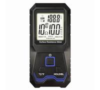 Tester Di Resistenza Superficiale, Megohmetro Digitale, Tester Antistatico Esd, Con Riconoscimento Automatico Del Materiale E Visualizzazione Della Temperatura, Per L'ingegneria E Il Controllo