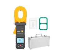 Tester di resistenza terra 0,01-500Ω 500 gruppi memorizzazione dati Pinza amperometrica digitale multifunzione con display LCD,Sicurezza elettrica(ST4100)