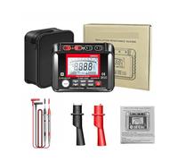 Tester di resistenza, Tester di resistenza isolamento Misuratore Ohm Tensione AC/DC Terra Alta tensione Megaohmetro digitale Strumento for elettricisti(KM502C)