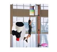 Tester di salto verticale portatile, strumento di misurazione dell'altezza del salto ad alta precisione per l'allenamento di basket e pallavolo, tester di salto verticale regolabile per basket