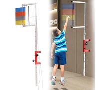 Tester di salto verticale regolabile per bambini e adulti, strumento di misurazione dell'altezza a parete con portata - Allenatore di salto di precisione per la valutazione delle prestazioni