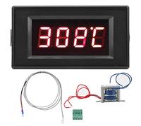 Tester di temperatura per termocoppia con display digitale industriale Termocoppia di tipo K ad alta precisione con schermo LED per apparecchiature di riscaldamento elettrico
