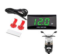 Tester di Tensione | 0-20V Display LCD Quadrante | Monitor Batteria Motore Indicatore Voltmetro | Per Auto Automobile Moto Camion Camping-Car Quad Pick-Up Berlina Scooter Cruscotto