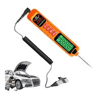Tester di tensione automatica | Rilevamento Portatile,Tester della batteria del display digitale a LED con filo a molla allungabile & sonda,Per polarità della batteria e test del circuito in camion