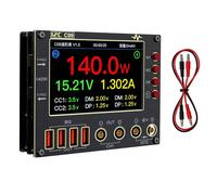 Tester di tensione e corrente a doppio canale di ingresso dell'amperometro a forma d'onda I2C C09 A