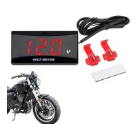 Tester di Tensione, Indicatore Elettrico 0-20V,Voltmetro Digitale della Batteria | Per Auto Automobile Moto Camion Camping-Car Quad Pick-Up Berlina Scooter Cruscotto