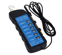 Tester di Tensione per Recinzione Elettrica Digitale Portatile, Tester a 6 Lampade 10000v Cercatore di Test di Tensione per Recinzione Elettronica Tester di Tensione per Recinzione Elettrica Digitale