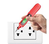 Tester di tensione, tester di tensione - Strumento tester di tensione con display a LED, tester di tensione multifunzionale con portata AC 12v-300v, allarme di cicala Wire Breakpoint Finder per test