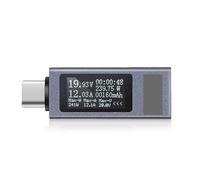 Tester di tipo C DC 4-30V 0-12A Voltmetro digitale Amperimetro Misuratore tensione e corrente Amperometro Rilevatore Indicatore carica della banca alimentazione