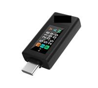 Tester di tipo C Voltmetro Amperometro Misuratore tensione corrente digitale potenza DC 4-30V 0-8A Spegnimento Memoria Test ricarica del telefono