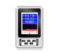 Tester Di Tipo Completo Con Display Digitale Portatile, Rilevatore Nucleare Radiazioni Elettromagnetiche, Contatore Geiger EMF Misurazione Portatile Veloce Accurata(White)