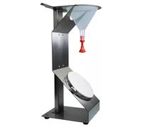 Tester di umidità superficiale dei tessuti, tester for la valutazione dello spruzzo di tessuti con ugello con manopola di altezza regolabile, angolo di posizionamento del campione di 45°