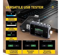 Tester Di Voltaggio USB Tipo C Completo Per Caricatore, Fonti Di Energia, Drive