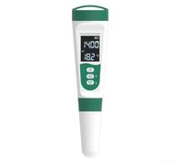 Tester digitale 5 in 1 per misurare la temperatura e la salinità del pH, tester di qualità dell'acqua per il monitoraggio della piscina e dell'acquario