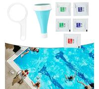 Tester digitale 6 in 1 dell'acqua con controllo app per misurare pH, ORP, temperatura e gestire i risultati dei test in modo sicuro