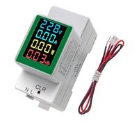 Tester Digitale Del Misuratore Energia Monofase AC50-300VOLT 100A Voltmetro Amperometro WATT KWH DINS RAIRS ELETTRICITÀ USEGGIO MONIETURA