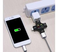 Tester digitale del monitor di potere di USB C per corrente e tensione con il sistema di protezione