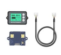 Tester digitale della capacità della batteria per veicoli, indicatore di tensione e corrente con misuratore Coulomb 50A/100A/350A, risposta rapida per auto wake-up per auto, moto, Evs