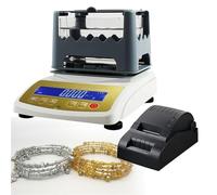 Tester Digitale Della Purezza Dell'oro Con Stampante For Etichette Analizzatore Elettronico Densità For Oro Argento Platino Tester Di Autenticità Metalli Preziosi Con Uscita Dati(300k)