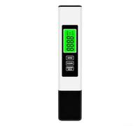 Tester digitale di qualità dell'acqua 3 "- PPM Meter per acquario, idroponica, filtro RO Precisione ± 2% Auto-Lock Display LCD, bianco