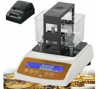 Tester Digitale For Purezza Dell'oro Analizzatore Carati Densità Accurato For Oro Argento Tester Elettronico For Gioielli Con Risoluzione 0,01g For Laboratorio Banca Gioielleria(1203K+printer)