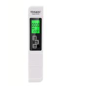 Tester Digitale, Misuratore di TDS/EC digitale 3 in 1, termometro a penna, analizzatore di qualità dell'acqua ad alta precisione for acqua(White)