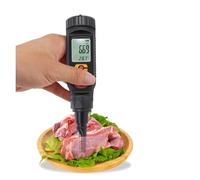 Tester Digitale, Misuratore digitale di pH for alimenti, tester di acidità della temperatura dell'acqua for frutta, formaggio, carne, pane, terreno, misuratore di pH 0,00~14,00