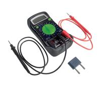 TESTER DIGITALE MULTIMETRO PROFESSIONALE CON PUNTALI Conservazione Dati Custodia