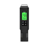 Tester digitale per acqua, Misuratore di salinità 5 in 1, pH/acqua, alta precisione, risoluzione 0,01, EC/TDS, temperatura, misuratore di ppm for acquario, piscina