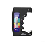 Tester digitale per batterie AA AAA C D 9V e batterie a bottone, indicatore di capacità dello schermo LCD, design compatto in ABS per casa officina